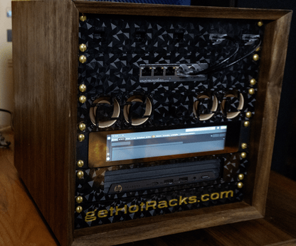Customizable 1U Rack Mount Blank Panel Ventilated